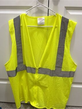 High-Visibility Safety Vest with Reflective Stripes